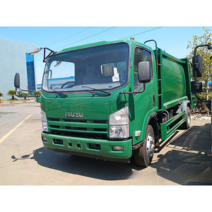 รถบรรทุกขยะอัดแบบมีเครนยกท้าย ยี่ห้ออีซูซุ กิก้า 4x2 ขนาด 10 ลูกบาศก์เมตร เครื่องยนต์ดีเซล เกียร์ธรรมดา สำหรับเก็บขยะในเขตเทศบาล - Product Image 5