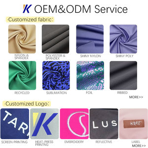 Của Phụ Nữ Thể Thao Chạy Theo Dõi Zip up Chắp Vá Áo Khoác Và Nhanh Chóng Khô Boggy Quần Cộng Với Kích Thước Thoáng Khí 2-Mảnh Bộ Cho Mùa Xuân - Product Image 4