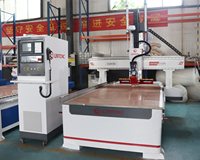 Routeur CNC 4 axes 1325 ATC pour le travail du bois, machine de découpe CNC 4*8 pieds pour MDF, fabrication de meubles et de portes en bois