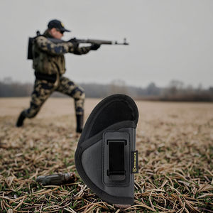 Outdoor Tactical Leather Scratch Holster Quick Draw Unsichtbare Waffen tasche für CS Field Security Application - Product Image 1