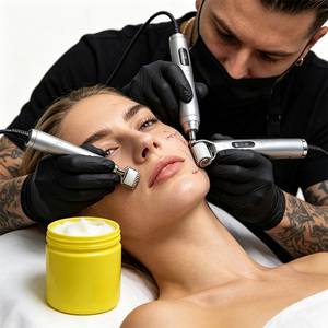 Paquete de prueba de 10g de crema para tatuajes con funciones completas, conveniente para que los salones de belleza y estudios de tatuajes prueben los productos. - Product Image 1