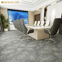Rouleau de carrelage de chambre à coucher d'hôtel de luxe de haute qualité tapis de sol tissé à touffe rouge revêtement mur à mur souple tapis tufté d'hôtel à vendre