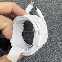 Câble de charge USB-C 17 Pro Type C PD 60W 2m 240W, câble de données en nylon à charge rapide pour iPhone 17 16 15