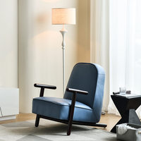 Fauteuil lounge moderne en tissu pied-de-poule avec pieds en métal - Fauteuil d'appoint élégant