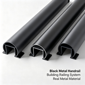 Tubo de Pasamanos de Acero Inoxidable Negro Moderno View Mate, Directo de Fábrica, para Sistema de Barandillas y Pasamanos - Product Image 2