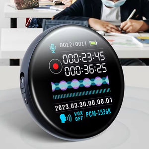 Enregistreur numérique à commande vocale avec écran compatible avec le téléphone Android Ordinateur PC pour visualiser la lecture d'un enregistreur sonore - Product Image 2