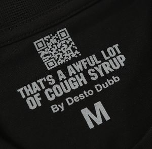 <span class=keywords><strong>È</strong></span> un sacco di T-shirt con sciroppo per la tosse abbigliamento da uomo di alta qualità 100% cotone stampato magliette oversize per uomo - Product Image 3