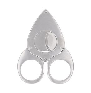 شعار مخصص على شكل خفاش من الفولاذ المقاوم للصدأ قاطع التبغ الفاخر ملحقات السيجار مقص السيجار المعدني - Product Image 6