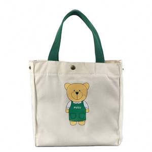 Wholesale Customizable <b>Small</b> Size Cartoon <b>Canvas</b> <b>Bag</b> Supplier - Product Image 1