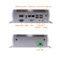 PC Industrial Robusto de Alto Rendimiento I5 11va Gen. Sin Ventilador, Doble LAN 2.5G, Voltaje Amplio 9-36V, WiFi6, SIM 5G, Computación Edge, 32GB en Stock