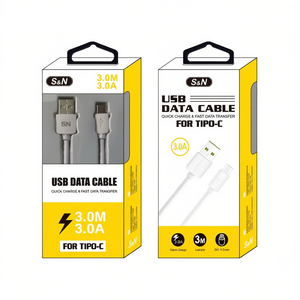 สายเคเบิลข้อมูล S&N USB 3.0M 3.0A สำหรับการถ่ายโอนข้อมูลอย่างรวดเร็วแบบ Tipo-C - Product Image 2