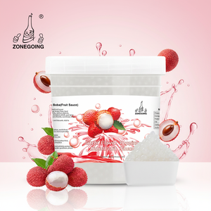<span class=keywords><strong>Precio</strong></span> de Fabricante Alginato de Sodio Sabor Lichi Color Blanco 1.3kg Perlas Redondas Explosivas Boba para Té de Burbujas - Product Image 1