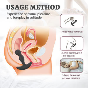 Y.love Großhandel Soft Silicone Wireless Fernbedienung Prostata-Massage gerät Anal <span class=keywords><strong>Plug</strong></span> Vibrator Sexspielzeug für Männer - Product Image 5