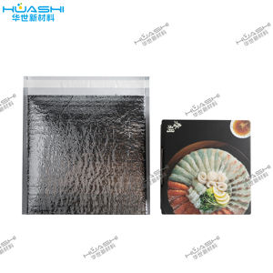 Cold <span class=keywords><strong>Ice</strong></span> Pack sekali pakai tebal aluminium Foil Lined isolasi panas tas untuk pengiriman Makanan Laut - Product Image 2