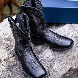 Sepatu Bot Koboi Goodyear Welt Pria Buatan Pabrik Kualitas Terbaik Kulit Sapi Sepatu Bot Koboi Pria Gaya Barat Sepatu <span class=keywords><strong>Fashion</strong></span> Pria - Product Image 2