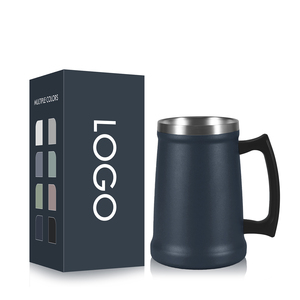ANSHENG Customized logo Printing Wine Tumbler Thermal Beer Mug