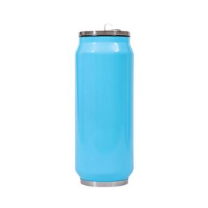 Botella Térmica Personalizada de Acero Inoxidable 304 de Doble Capa con Aislamiento al Vacío, 12oz/17oz, para Refrescos, con Pajita, Venta al por Mayor - Product Image 2
