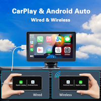 Écran intelligent universel 7 pouces Android Auto multimédia vidéo sans fil Carplay écran tactile tablette Portable voiture stéréo