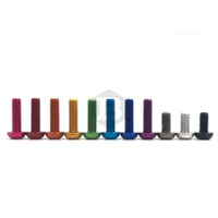 Vis à tête hexagonale ronde en acier zingué M8*25mm