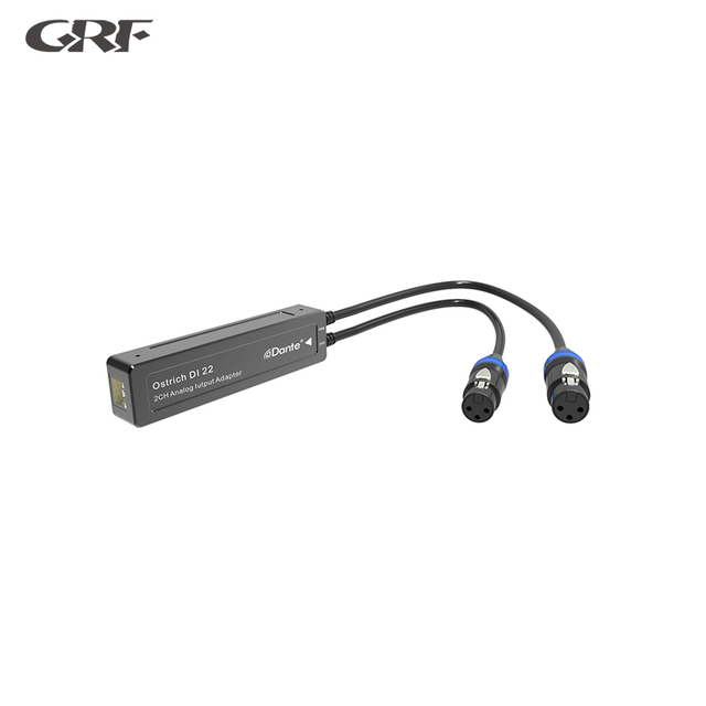 Professional Analog-to-Digital Audio Converter with DSP Processing AES67 Network Audio Adapter