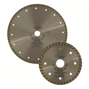 Disque de découpe diamanté Turbo Unieco 230 mm et 115 mm pour métal et béton - Product Image 2