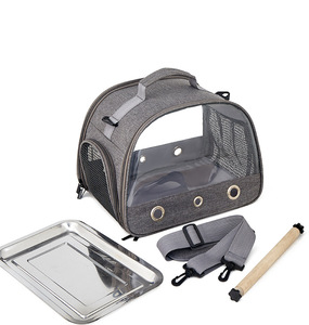 กระเป๋าใส่นกแบบพับได้อุปกรณ์เสริมสำหรับนกแก้วขนาดเล็กกระเป๋าใส่นกเดินทาง - Product Image 5