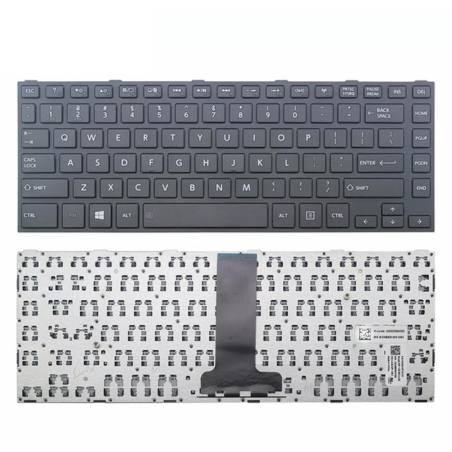 Laptop Keyboard Genuine Black Notebook Keyboard for TOSHIBA Laptop Keyboard Satellite C40-B C40D-B C40T-B C45-B Laptop