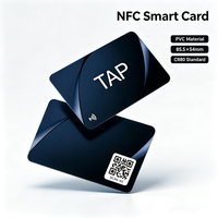 Individuelle NFC-Karte mit Eigenem Logo-Druck QR-Code NFC-Chip PVC Smart Card für Zugangskontrolle Mitgliedschaft Zahlung Geschäftliche Nutzung