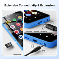 Nouveau modèle G5 Lecteur de musique MP4 Lecteur audio portable HiFi Écran tactile Mini lecteur multimédia avec radio FM Enregistreur vocal