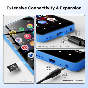 Nouveau modèle G5 <span class=keywords><strong>Lecteur</strong></span> <span class=keywords><strong>MP4</strong></span> <span class=keywords><strong>Lecteur</strong></span> de musique portable Son HiFi <span class=keywords><strong>Lecteur</strong></span> multimédia Bluetooth Écran tactile Mini <span class=keywords><strong>lecteur</strong></span> multimédia avec radio FM Enregistreur vocal - Product Image 2