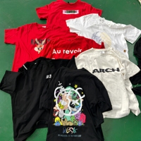 T-shirts d'occasion pour hommes en gros – Lots de t-shirts vintage en coton, styles variés, en balles, directement de l'usine
