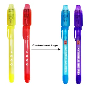 Khy Goedkope Groothandel Uv Led Light Magic Pen Onzichtbare Inkt Pen