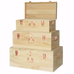 Thiết Lập Của 3 Tùy Chỉnh Bằng Gỗ Lưu Trữ Thân Cây Với Đồng Phần Cứng Stackable Đám Cưới Lưu Niệm Thân Cây Cho Nhà Tổ Chức - Product Image 1