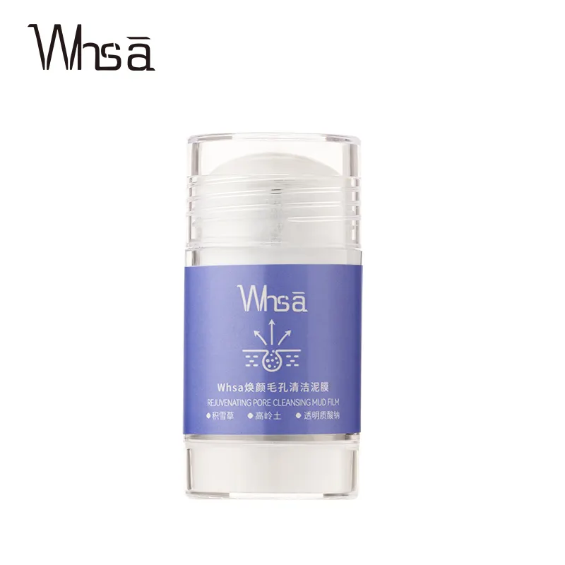 Whsa rosto cuidados com a pele clareamento anti envelhecimento hidratante endurecimento óleo controle lama máscara facial Poros Limpeza Lama