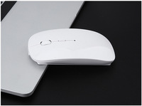 AmazonBestSeller Mouse nirkabel BT, Mouse nirkabel Dual-Head dapat diisi ulang untuk Macbook Pro Gaming, stok desain modis tahan air 2025