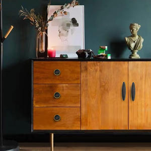 Poignées de commode vintage de haute qualité et poignées de boutons rétro poignées rondes bouton rétro d'armoire classique vintage - Product Image 2