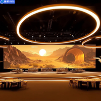 Mur vidéo LED d'intérieur à installation fixe, écran d'affichage couleur pour bureau, hall d'accueil, zone de réception