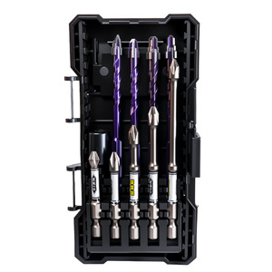 Fuxin Stepped Drill Bit Set C5 Metal Drilling High Hardness Extended Length Impact Screwdriver Bits - Product Image 1
