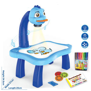 جهاز رسم بإسقاط ضوئي LED للأطفال، طاولة رسم بالإسقاط الضوئي - Product Image 2