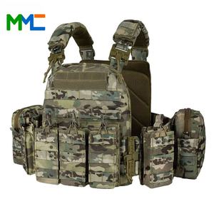 Gilet tactique MC Tactical Gear, porte-plaques lesté, noir, polyester, gilet tactique, sangle de poitrine, entraînement en plein air, fabriqué en Chine - Product Image 2