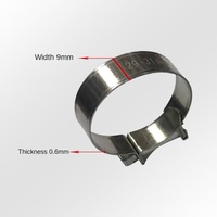 YC/Yucai Mini-pince réglable en acier inoxydable 304 poli pour circuit d'huile FSAE, pour tuyau robuste métrique 6-8mm
