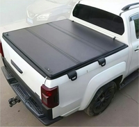 Cubierta de Caja de Carga Retráctil de Alta Calidad para Camionetas 4X4, de Aleación de Aluminio, Plegable en Tres Partes, para Ford F150 Ranger Silverado Wildtrak XLT