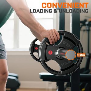 Factory Direct Sales High Quality Home Gym Weight Lifting Plates for Men Free Weight <b>Strength</b> <b>Training</b> Rubber Barbell Plate - Product Image 4