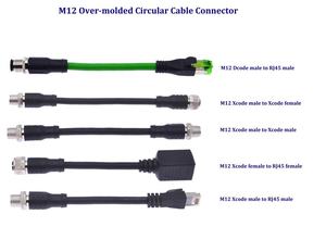 IP67 водонепроницаемый 2 3 4 5 6 7 8 9 10 Pin 12Pin кабель круглый папа M8 M12 M16 формовочный Кабельный разъем - Product Image 5
