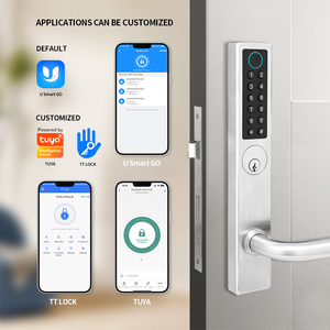 OYO 美国 ANSI 指纹锁 防水 IP65 户外 TTlock Tuya 智能生物识别门锁 适用于钢门 带存储卡 - Product Image 4