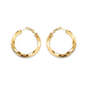 Valentine's Day Gift Gift Ideas 2024 Irregular Twisted C Shaped Earrings Women Accessories Fine Jewelry Hot Selling Earrings
