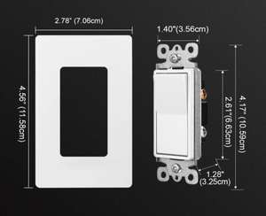 Bize madde akıllı Dimmer işık tek kutuplu akıllı yaşam kontrolü uyumlu Apple ev 2A-50A 270V akıllı Dimmer anahtarı - Product Image 2