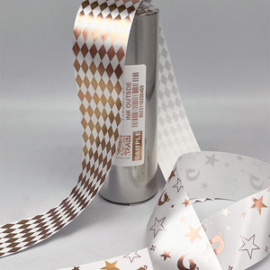 Mẫu 110mm20m truyền nhiệt kim loại màu nhựa Ribbon vàng xanh Rose vàng bạc đỏ xanh truyền nhiệt Ribbon - Product Image 2