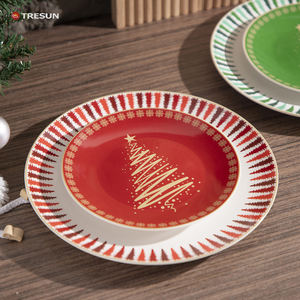 2025 nuevo diseño creativo cuenco plato taza vajilla <span class=keywords><strong>de</strong></span> cerámica Navidad porcelana cena juego <span class=keywords><strong>de</strong></span> vajilla para el día <span class=keywords><strong>de</strong></span> Navidad - Product Image 4