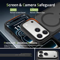 Coque de luxe pour iPhone 17 18 Pro Max, finition mate douce au toucher, antichoc, personnalisable, magnétique, vente en gros directe usine
